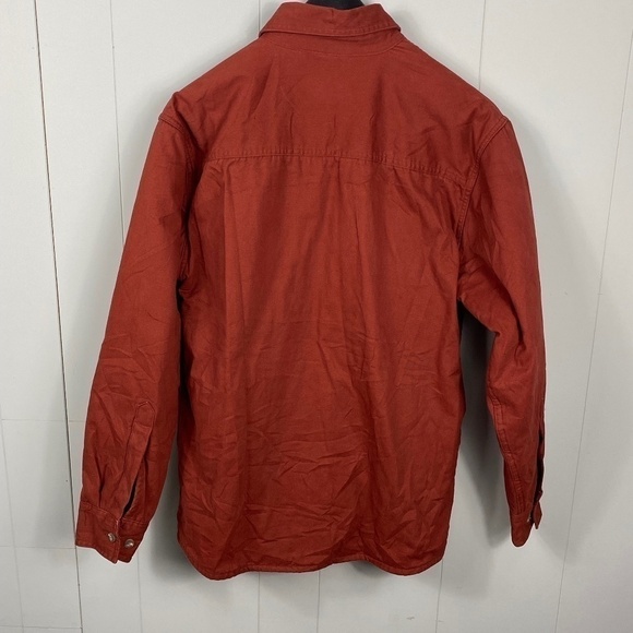 Red Head sold at Bass Pro chore jacket/shirt fleece lined 100% cotton size M - Picture 2 of 9